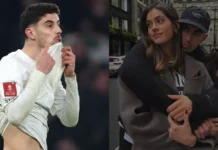 Kai Havertz's wife receives death threats to unborn baby after Arsenal's FA Cup loss to Man Utd