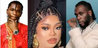 Bobrisky, Speed Darlington and Burna Boy