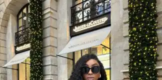 Nadia Nakai spotted enjoying a romantic getaway in Paris