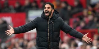 EPL: Frustrated Amorim smashes TV inside Man Utd dressing room after Brighton defeat