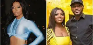 “Why bring this online”- Toke Makinwa continues to drag 2baba over public announcement of divorce from Annie
