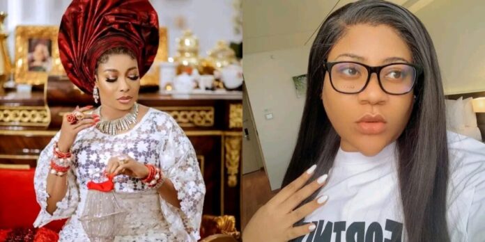“I'll tell the world who your real father is” – Lizzy Anjorin warns Nkechi Blessing (Video)