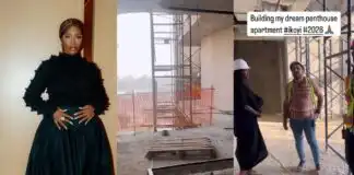 Tiwa Savage Unveils Dream Penthouse Under Construction in Ikoyi