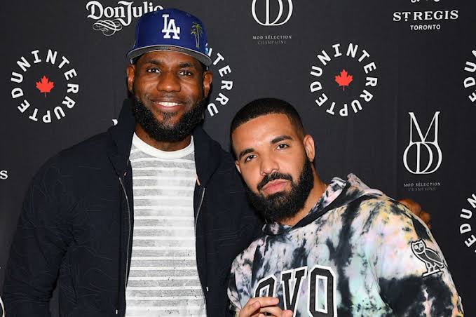 LeBron James and Drake LeBron James and Drake