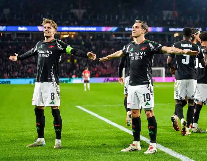 Arsenal Crush PSV 7-1 in Historic Champions League Knockout Win