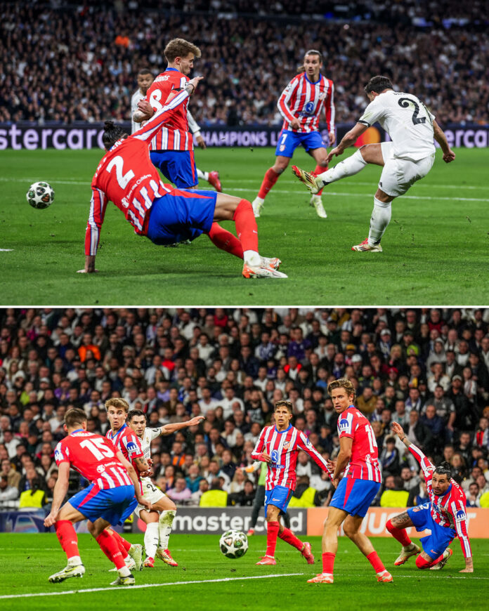 Real Madrid Edge Atletico 2-1 in Champions League Round of 16 First Leg Real Madrid Edge Atletico 2-1 in Champions League Round of 16 First Leg