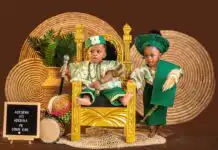 Olori Tobi Phillips-Ogunwusi Celebrates First Birthday of Her Twins