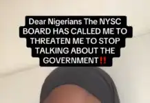 Female Corps Member Says NYSC Officials Are Threatening Her Life After Her Viral Rant on High Cost of Living Female Corps Member Says NYSC Officials Are Threatening Her Life After Her Viral Rant on High Cost of Living