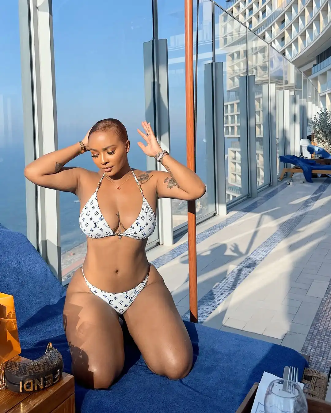 Boity breaks the internet with steamy bikini snaps from her Dubai vacation