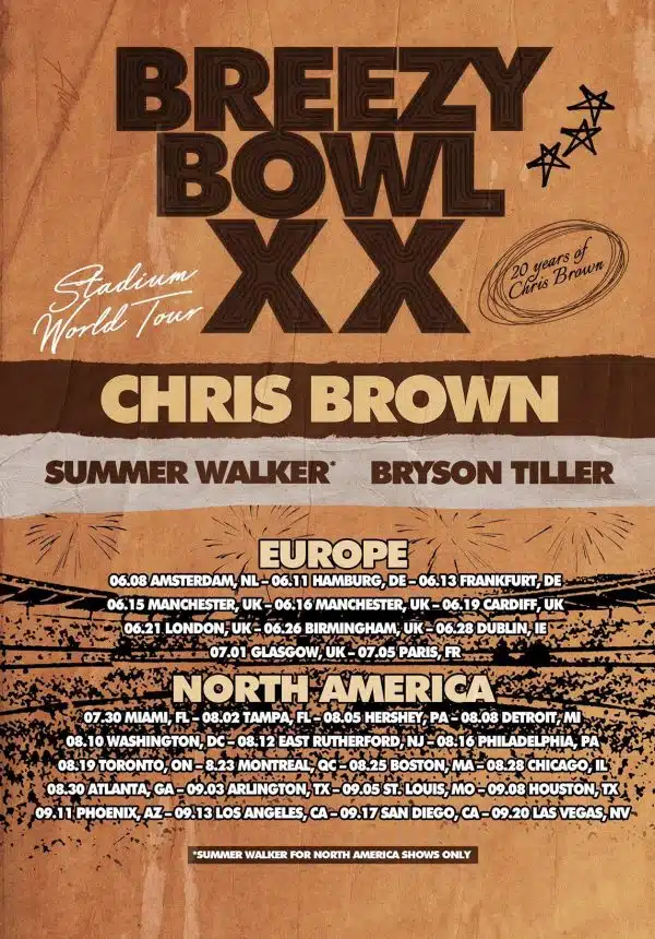 Chris Brown announces the ‘Breezy Bowl XX’ stadium world tour dates 1 chris brown breezy bowl stadium tour tgj