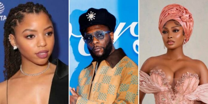Chloe Bailey unfollows Burna Boy