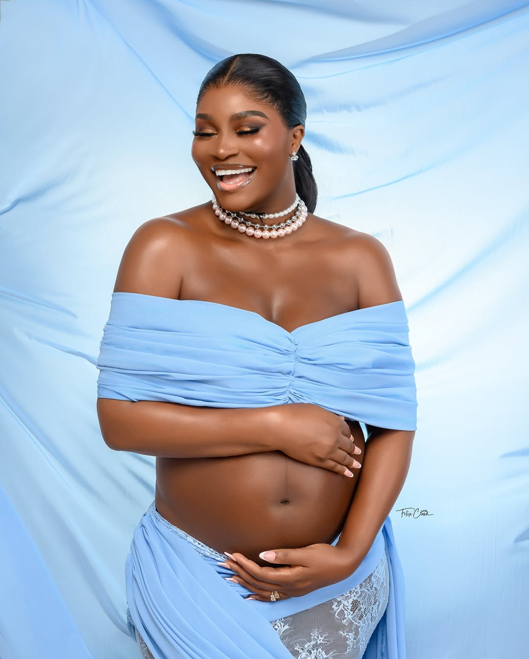 Chizzy Alichi Announces Pregnancy with Stunning Maternity Shoot 1 Chizzy Alichi Announces Pregnancy with Stunning Maternity Shoot