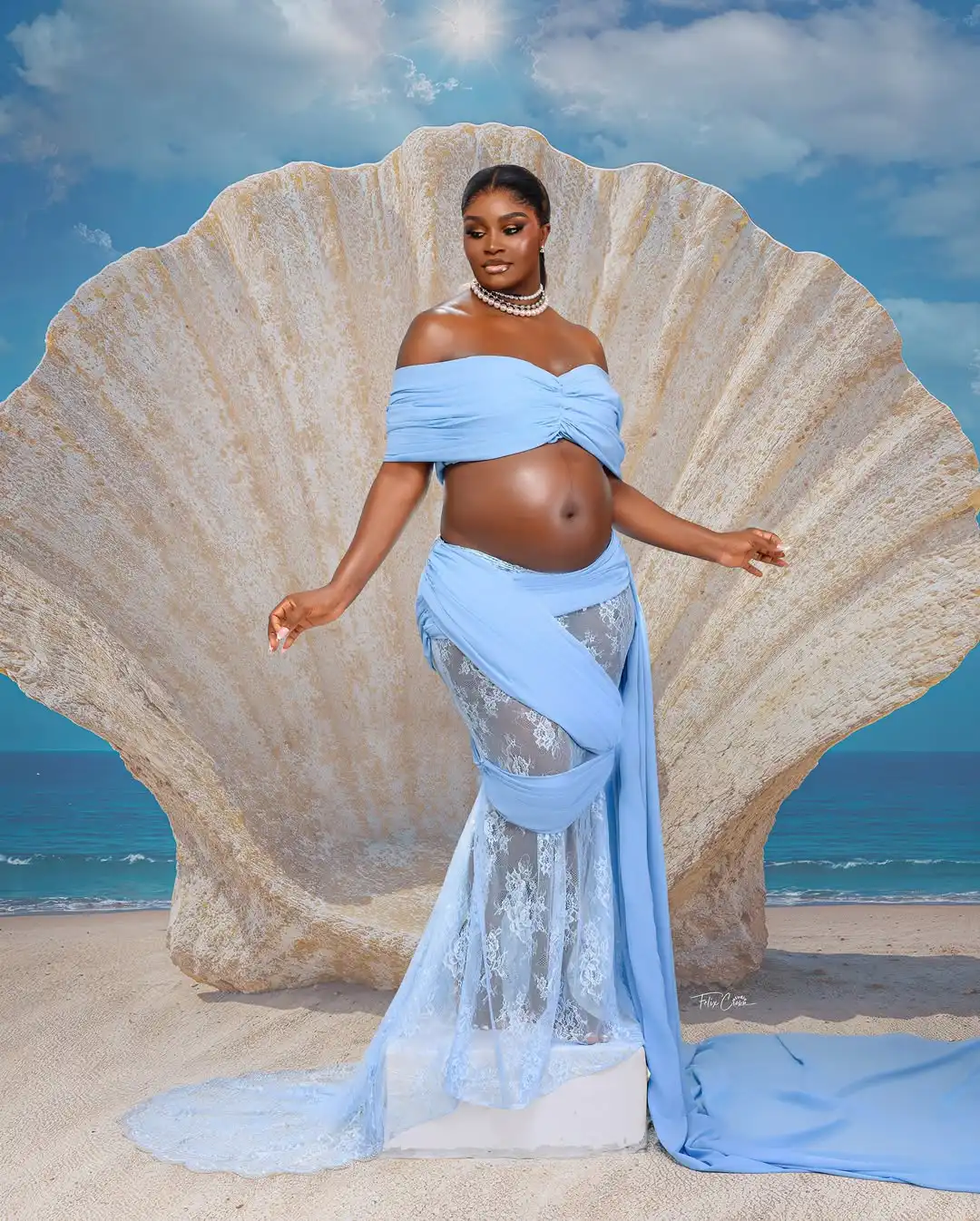 Chizzy Alichi Announces Pregnancy with Stunning Maternity Shoot