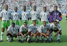 When Nigeria participated in the FIFA World Cup for the first time