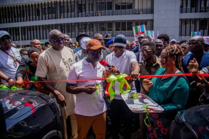 Edo: Okpebholo gifts LG Chairmen brand new SUVs after defecting to APC
