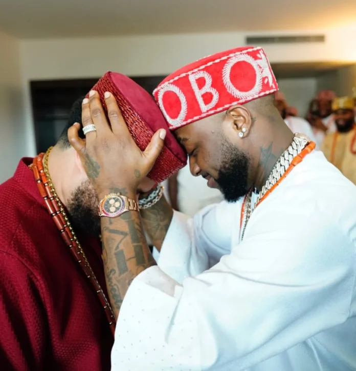 Davido Pens Heartfelt Tribute to Manager Asa Asika on His Wedding Day to Leona Adesanya