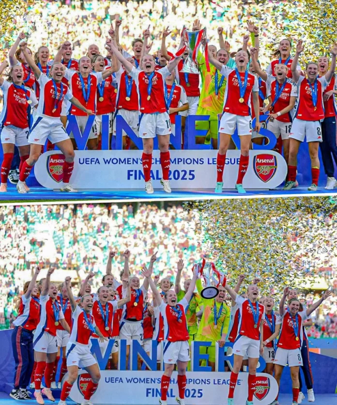 Arsenal Women Defeat Barcelona to Win Second UEFA Women’s Champions League Title