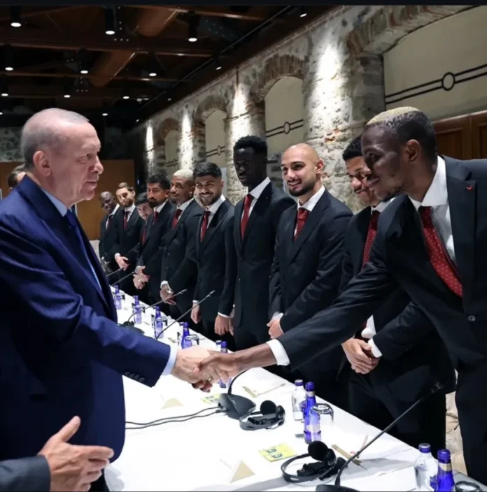Victor Osimhen Meets Turkish President Erdoğan After Galatasaray Triumph