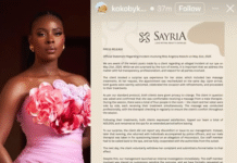 “The staff member is currently in police custody” — BBNaija star Khloe releases statement on S€xual assault allegation involving her spa BBNaija star Khloe releases statement on S€xual assault allegation involving her spa