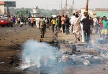 JUST IN: Suspected suicide bomber killed in Abuja explosion BREAKING: Suspected suicide bomber killed in Abuja explosion