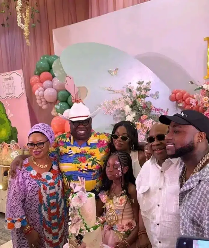Davido Attends Daughter Imade’s Birthday