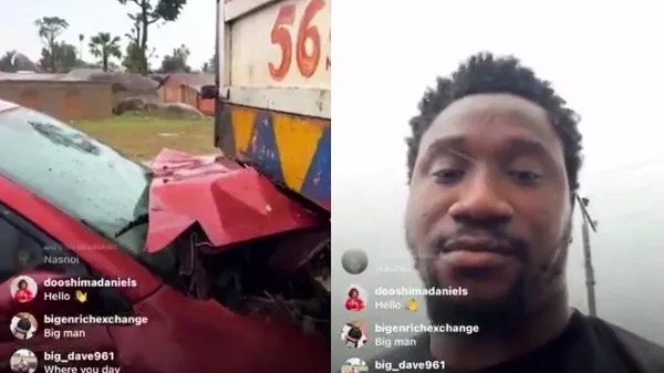Nasboi Survives Car Accident During Cross-Country Quest for Davido Collab Nasboi Survives Car Accident During Cross-Country Quest for Davido Collab