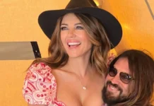 Elizabeth Hurley strips down in Birthday Suit at 60, Confirms Romance with Billy Ray Cyrus Elizabeth Hurley strips down in Birthday Suit at 60