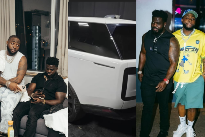 Davido Surprises Longtime Friend and Bodyguard Lati with a Range Rover for His Birthday Davido Surprises Longtime Friend and Bodyguard Lati with a Range Rover for His Birthday