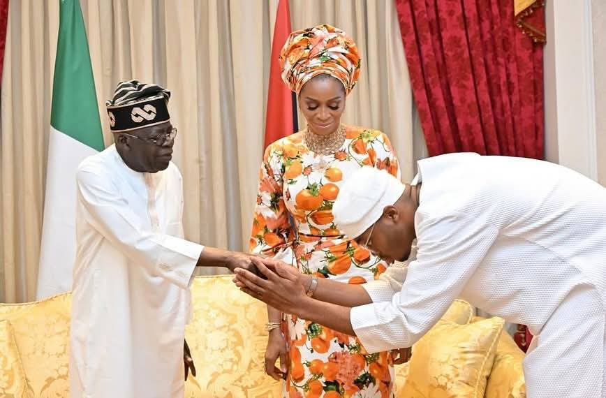 Shade Okoya and Family Celebrate Eid Mubarak with President Tinubu (Photos)