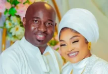 “I Was Hesitant at First” — Mercy Aigbe Sparks Reactions After Kissing Co-Star Vine Olugu at Movie Premiere Kazim Adeoti Shares Why Mercy Aigbe Captured His Heart