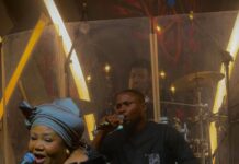 Gospel Singer Chinyere Udoma Blesses Actress Ruby Ojiakor and Husband Moc Madu with Cash Gift and Worship Session