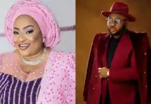 Actress Foluke Daramola Overjoyed as Olakunle Churchill Surprises Her