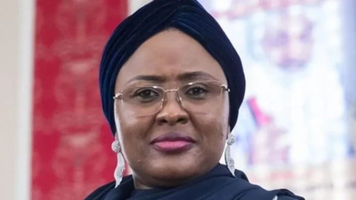 Aisha-Buhari Aisha Buhari Returns to Kaduna with Children 12 Days After Former President Buhari’s Burial
