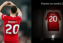 Liverpool FC Retires Diogo Jota’s No. 20 Shirt