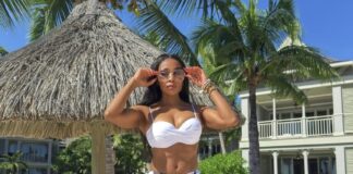 Thembi Seete Shines in Mauritius Vacation Photos at 48