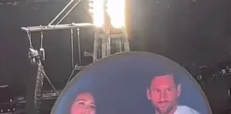 Lionel Messi Blushes on Kiss Cam with Wife Antonela Roccuzzo at Coldplay Concert