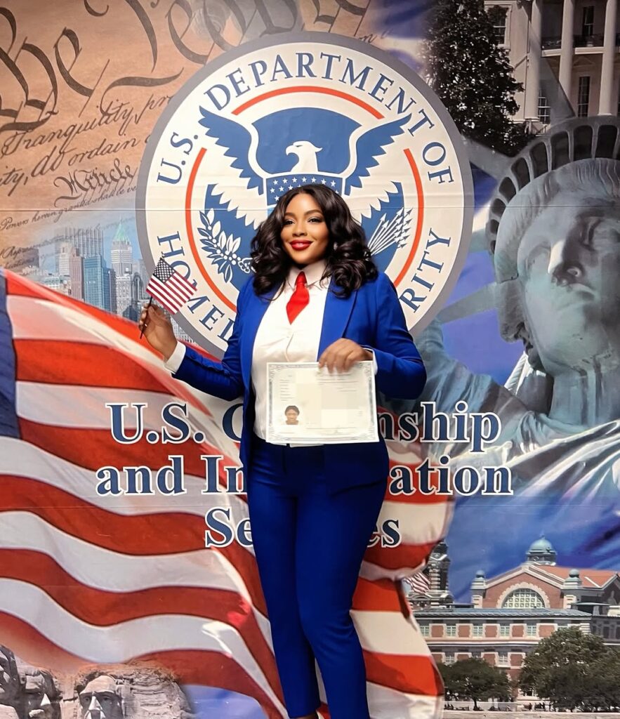 Nollywood Actress Sonia Ogiri Celebrates Becoming a U.S. Citizen