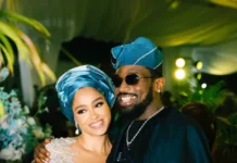 D’banj Celebrates 9th Wedding Anniversary with Lineo Kilgrow