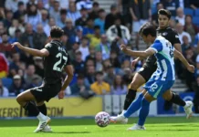 Brighton Stun Man City With Late Comeback in 2-1 Victory