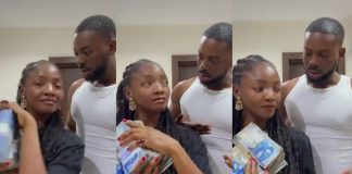 Adekunle Gold Sprays Simi Money in Adorable Video, Sparks Reactions