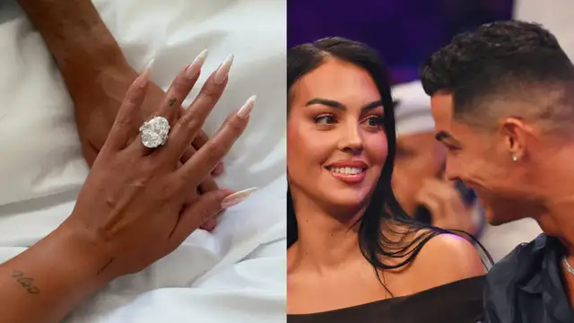 Ronaldo accused of proposing to Georgina with 'cocktail ring' Ronaldo accused of proposing to Georgina with 'cocktail ring'