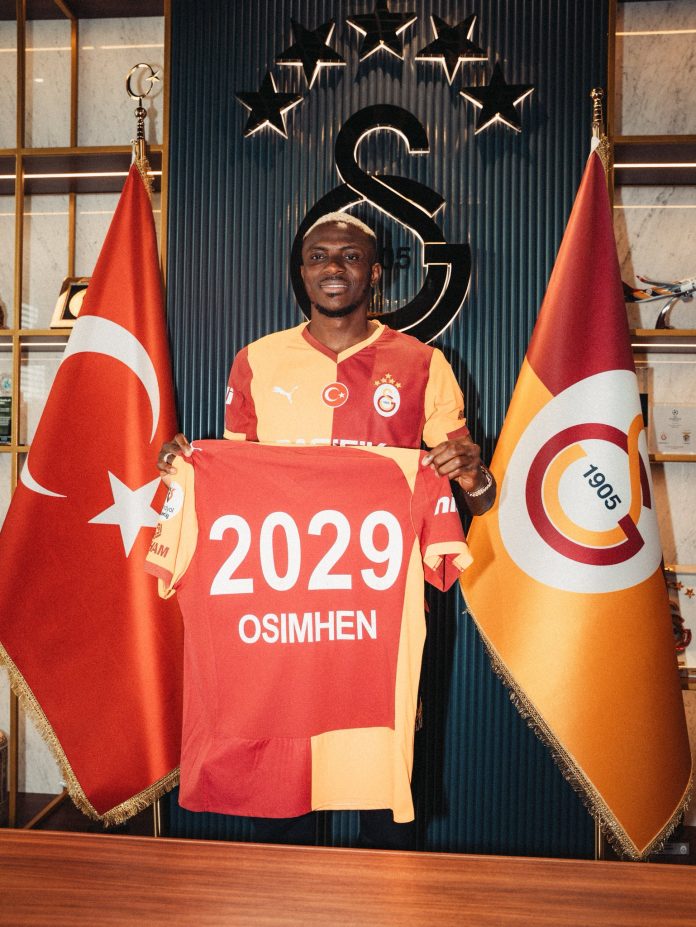 Victor Osimhen Signs for Galatasaray in €75 Million Deal from Napoli