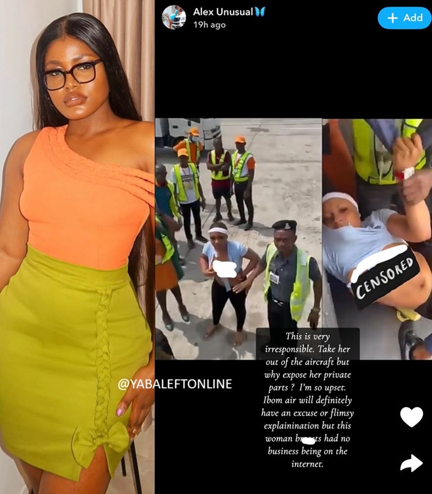 "This woman’s Br*est had no business" - Alex Unusual Slams Ibom Air Over Viral Video of Female Passenger 1 GyImOBzWMAAQlMV