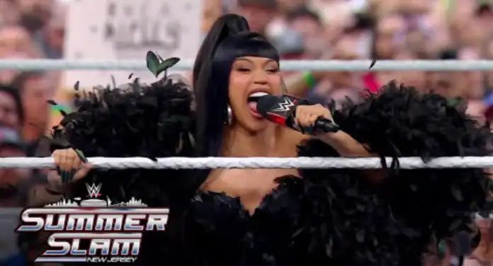 Cardi B Unveils New Music While Hosting WWE SummerSlam 2025