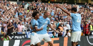 Haaland Scores Twice as Manchester City Thrash Wolves 4-0 in Premier League Opener