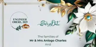 Nigerian Couple Hailed for Bold Wedding Invitation