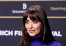 Dakota Johnson Stuns in Daring Lace Gown at Zurich Film Festival Dakota Johnson Stuns in Daring Lace Gown at Zurich Film Festival