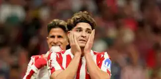 Julián Álvarez Ruled Out of Atletico Madrid’s Match vs Liverpool Due to Knee Discomfort