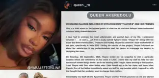 Lady speaks after alleged ass@ult by his wife, Tayo