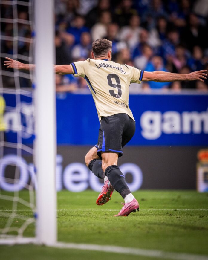Lewandowski and Araujo Shine as Barcelona Fight Back to Beat Real Oviedo 3-1